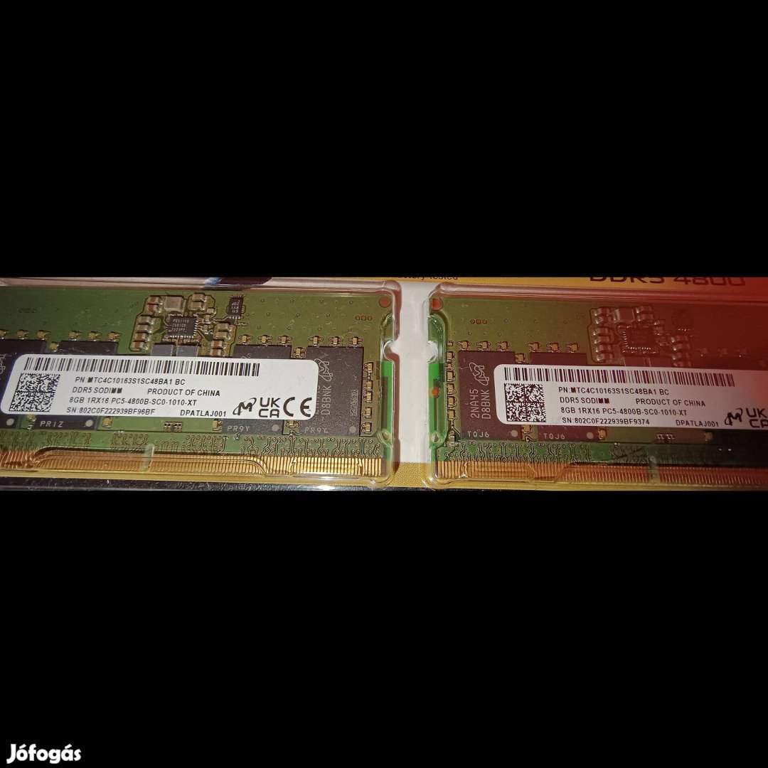 2x8GB DDR5 notebook RAM