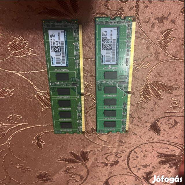 2x 4GB Kingmax DDR3 1333MHz RAM