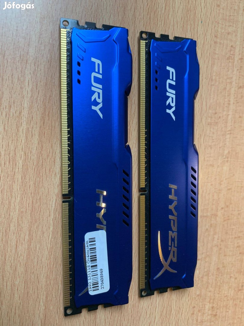 2x 4Gb (8Gb) Kingston Fury Hyperx DDR3 1600Mhz ram