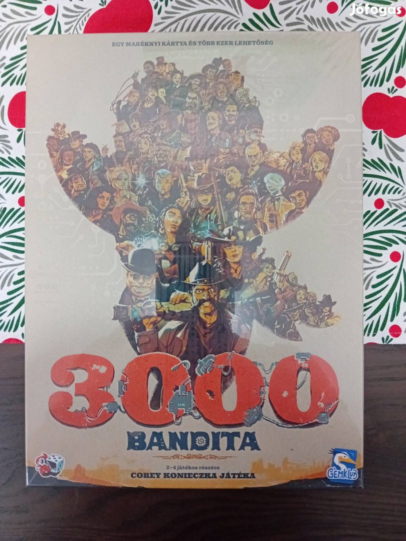 3000 Bandita bontatlan társasjáték 