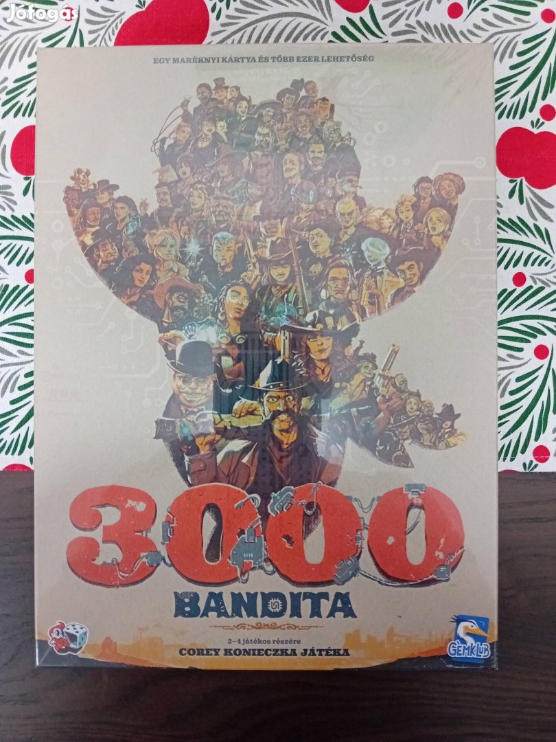 3000 Bandita társasjáték bontatlan