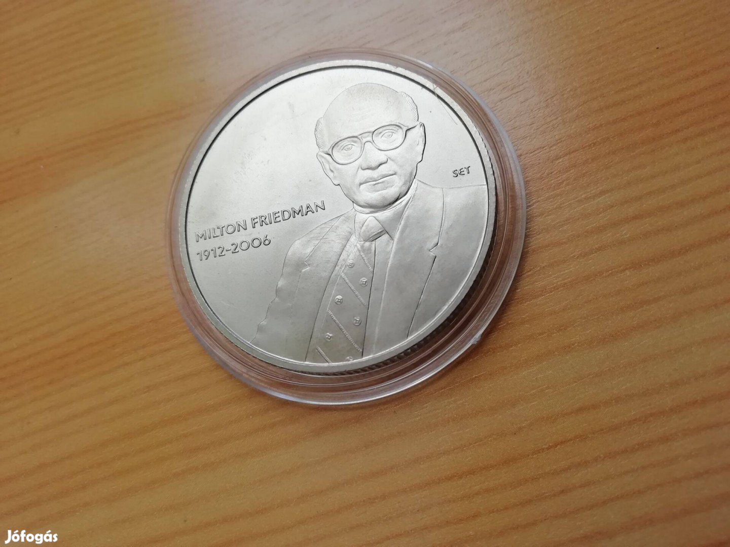 3000 Forintos emlékpénz Milton Friedman