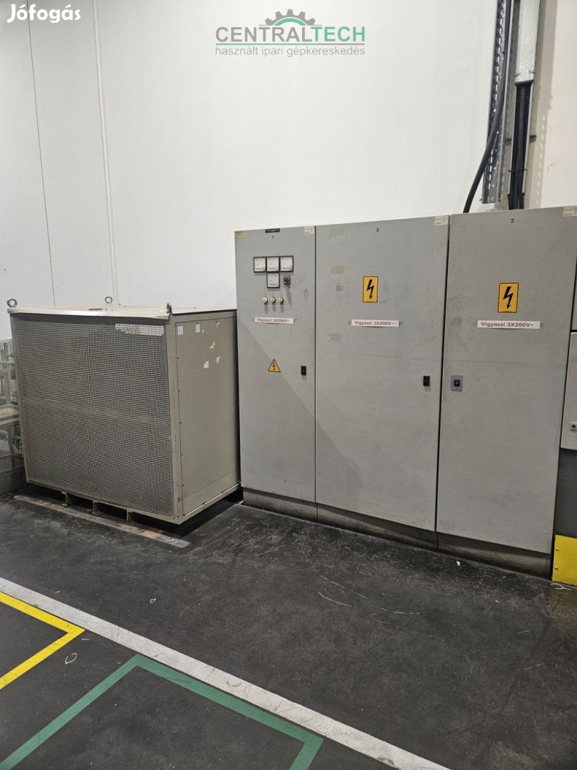 300kVA 3 fázisú trafó, transzformátor eladó 3x400V - 3x200V