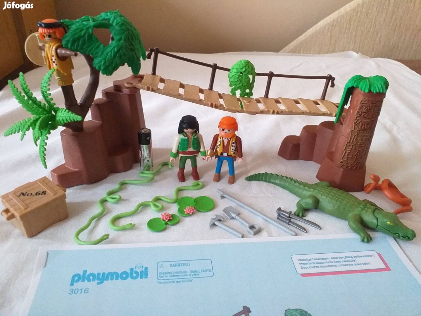 3016 Playmobil - Alligátor szakadék (minimális hiány)