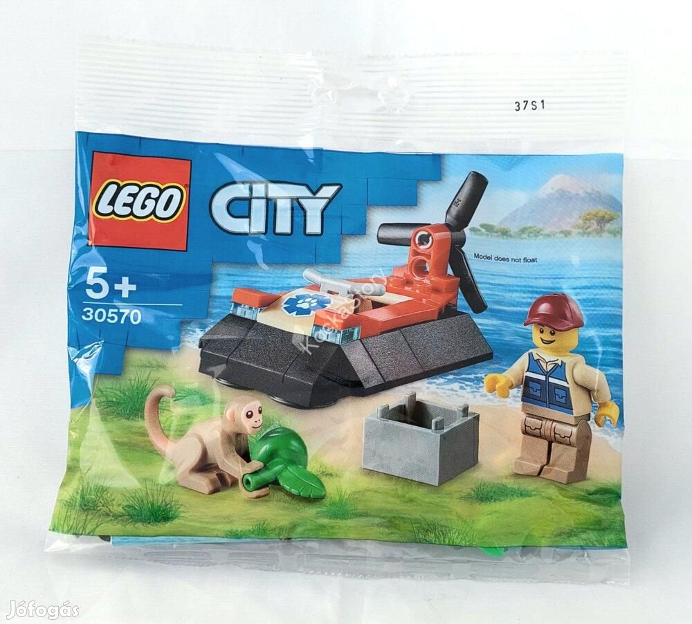 30570 LEGO(R) City &#8211; Vadvilági légpárnás mentőjármű polybag