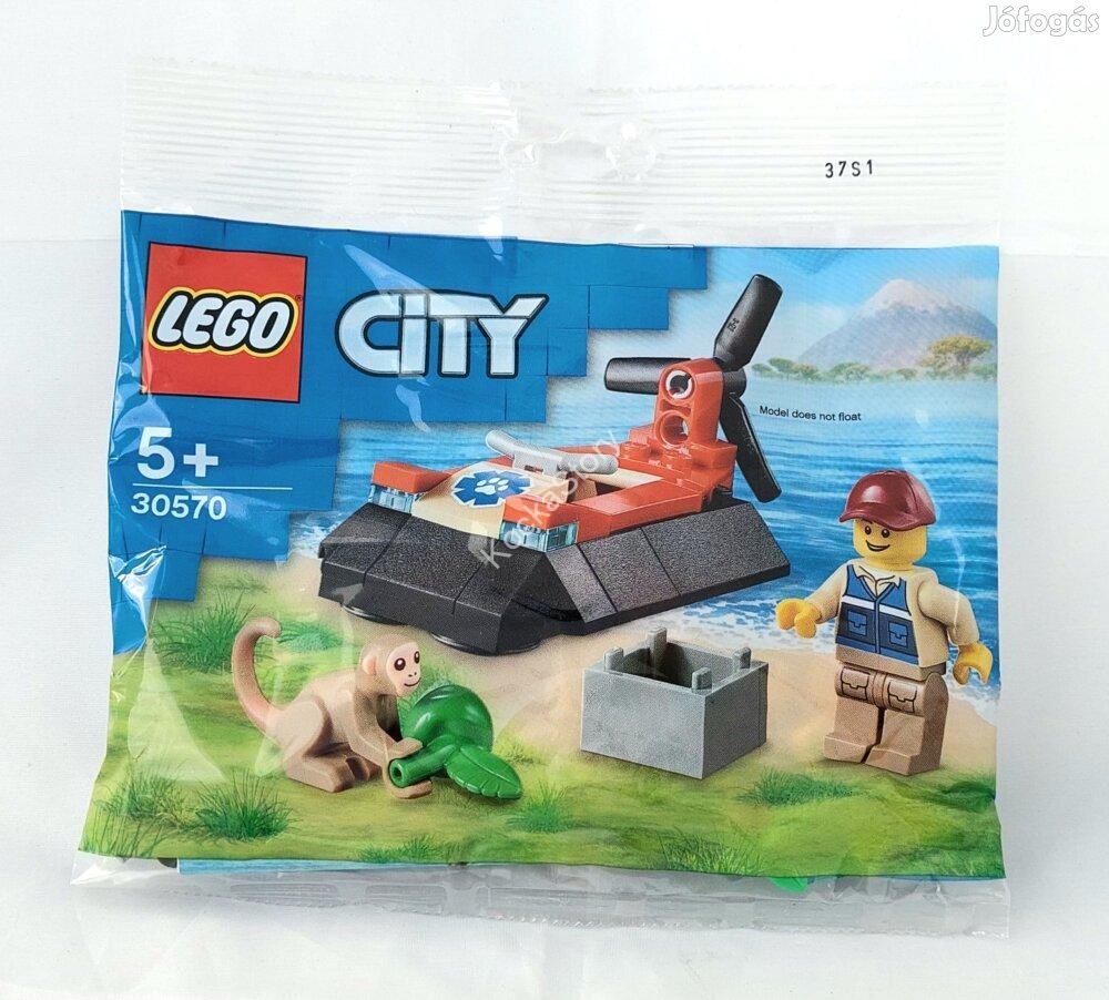 30570 LEGO(R) City &#8211; Vadvilági légpárnás mentőjármű polybag