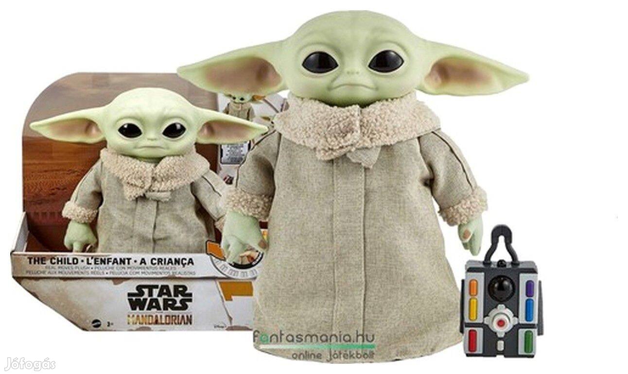 30-31 cm Star Wars Animatronic Grogu / Baby Yoda figura távirányítható