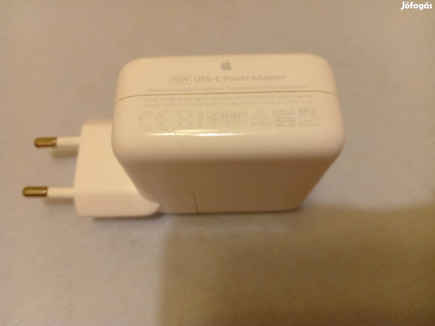 30 W-os USB-C hálózati adapter