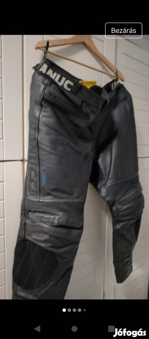 30 as vanucci motoros bőr nadrág 