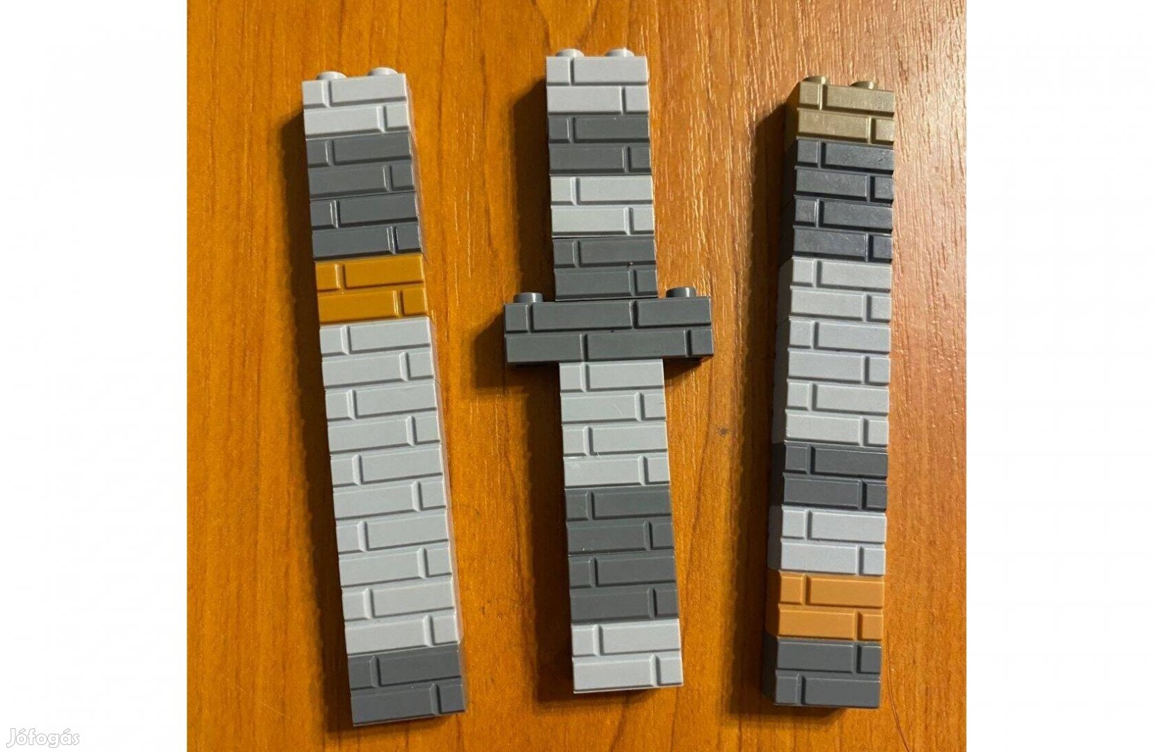 30 db 1x2 LEGO kocka - tégla mintás- alkatrész