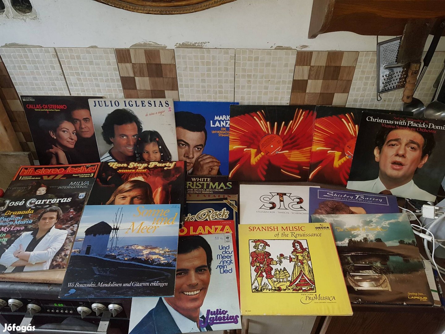 30 db lp bakelit lemez csomag ami a kepeken lathato egyben 