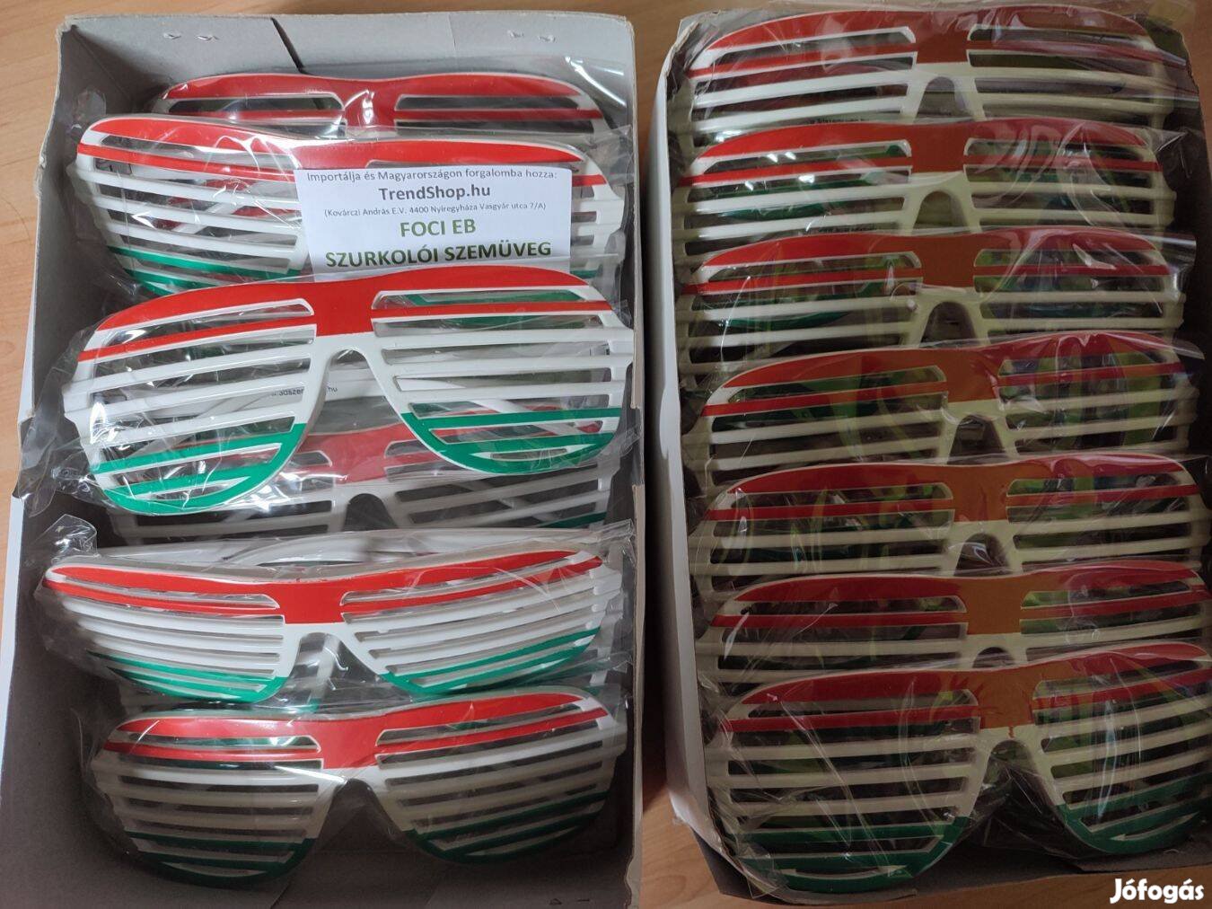30 db magyar szurkolói szemüveg - Magyarország szemüveg