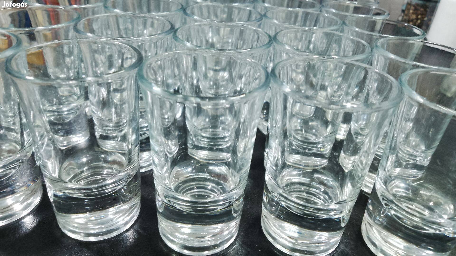 30 db új feles pohár 45ml