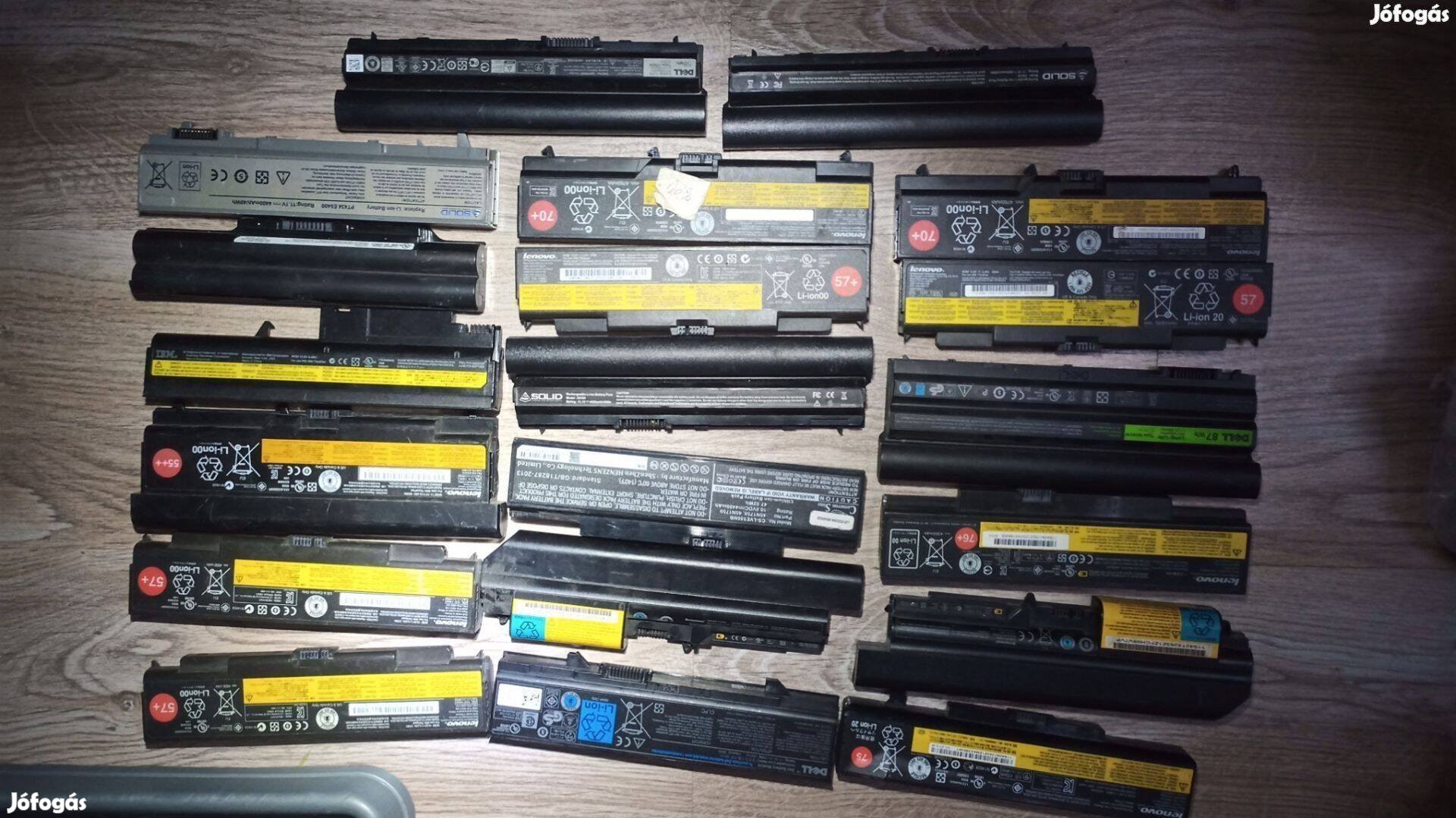 30db laptop lithium akku bontásra ingyen szállítás
