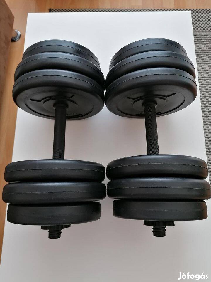 30kg súlyzó szett vadonatúj, bontatlan!
