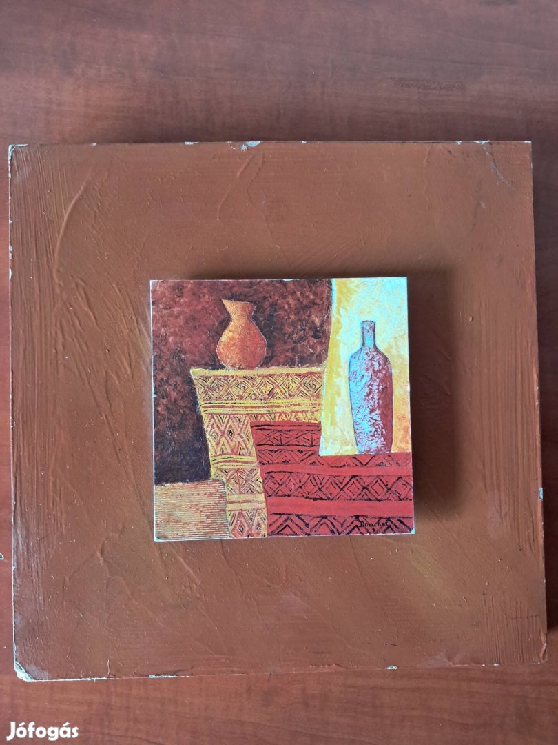 30x30 CM -Es Fakeretben 12x12cm -es Csendélet 