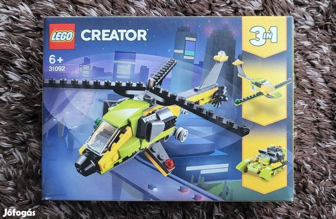 31092 LEGO Creator 3 in 1 Helikopterkaland Bontatlan, Új, Hibátlan