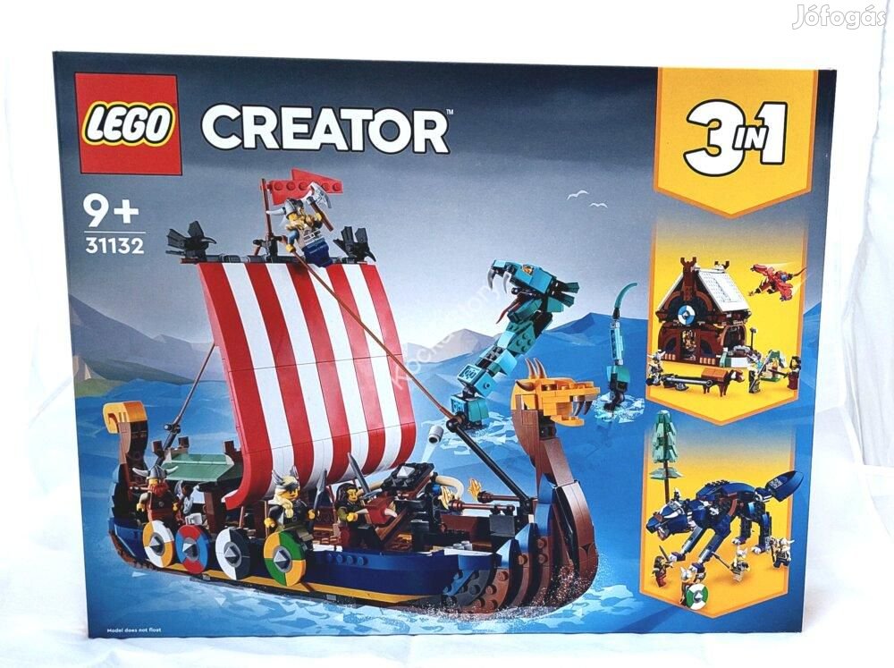 31132 LEGO(R) Creator 3-in1 &#8211; Viking hajó és a Midgard kígyó