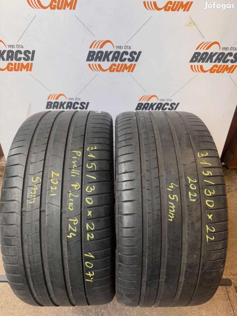 315/30R22 315 30 22 315/30x22 Pirelli nyári gumi eladó