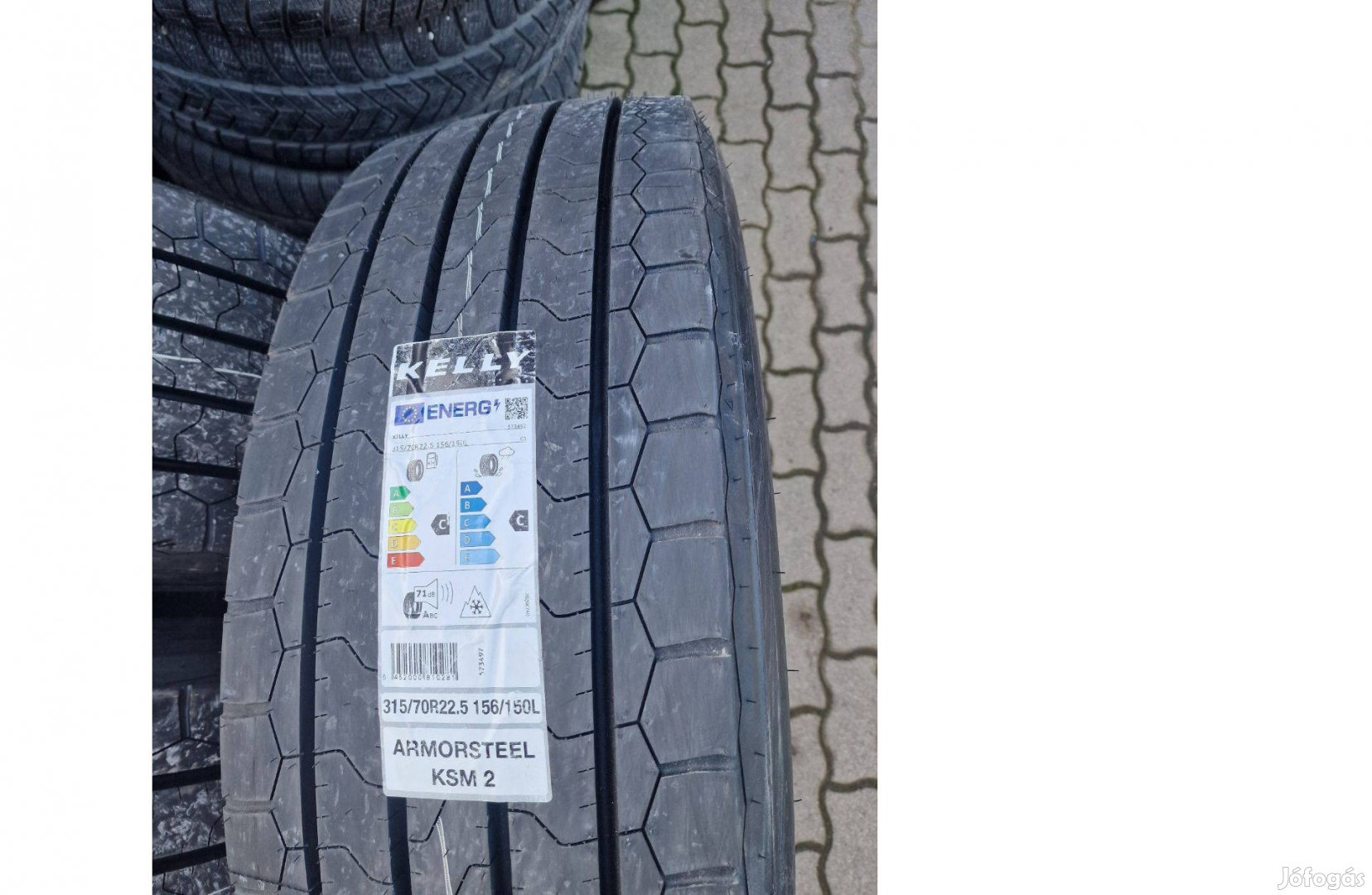 315/70R22,5 Kelly Front Új TGK Gumi (Goodyear Termék) Akció!!!