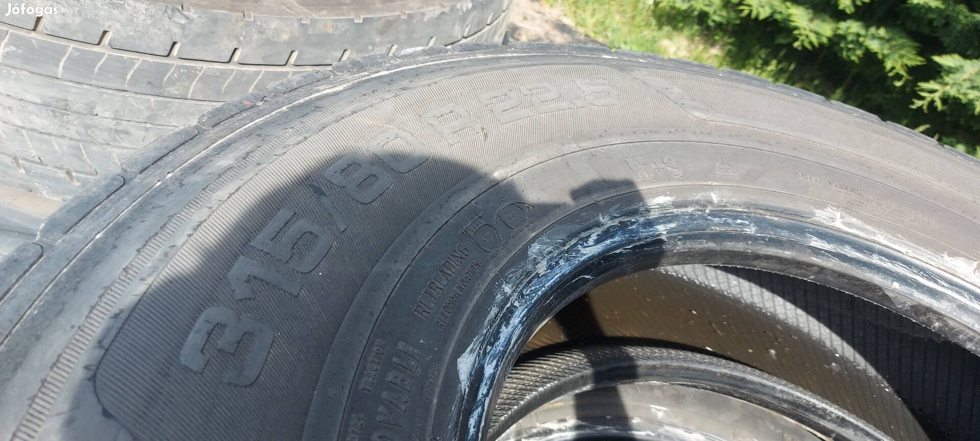 315/80r22.5 Kamion húzó gumik 4db