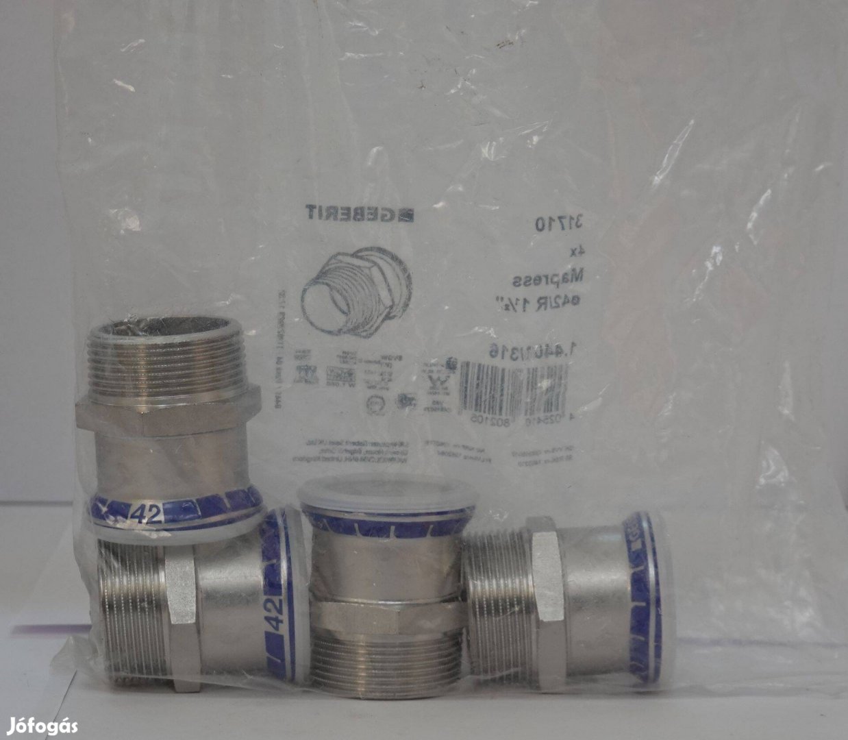 31710 Mapress külső menetes átmeneti idom 42mm