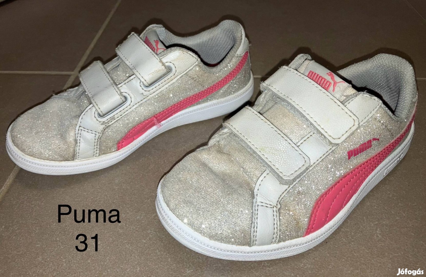 31 Puma cipő UK12, US13C; kislány tavaszi sneaker 31