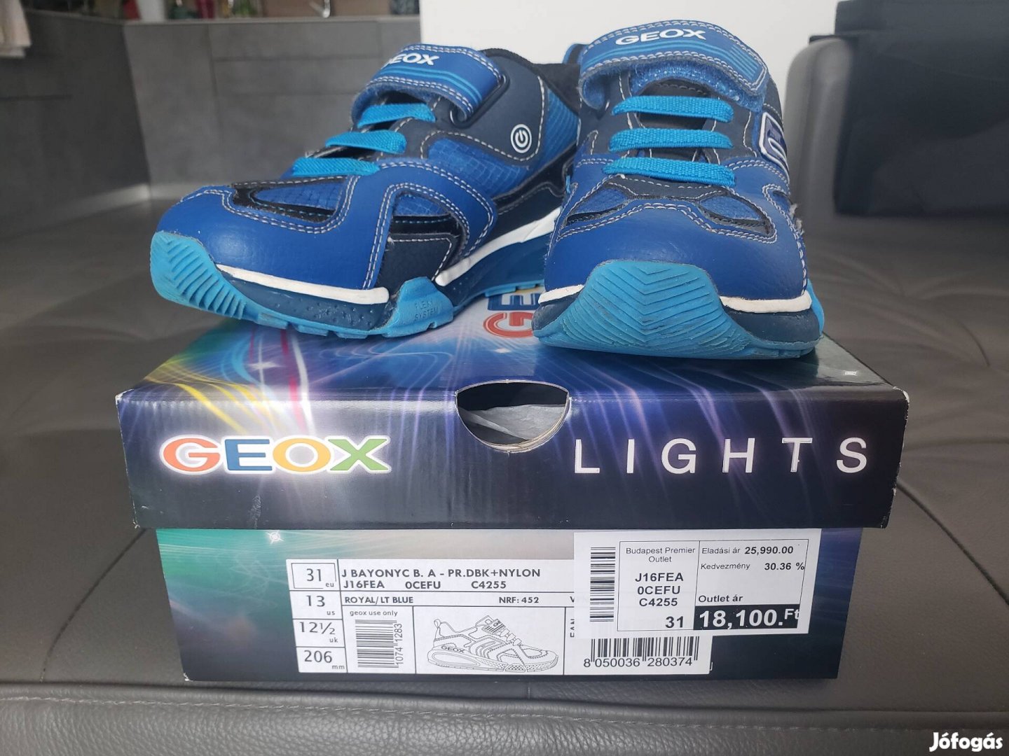 31es geox villogos cipo 