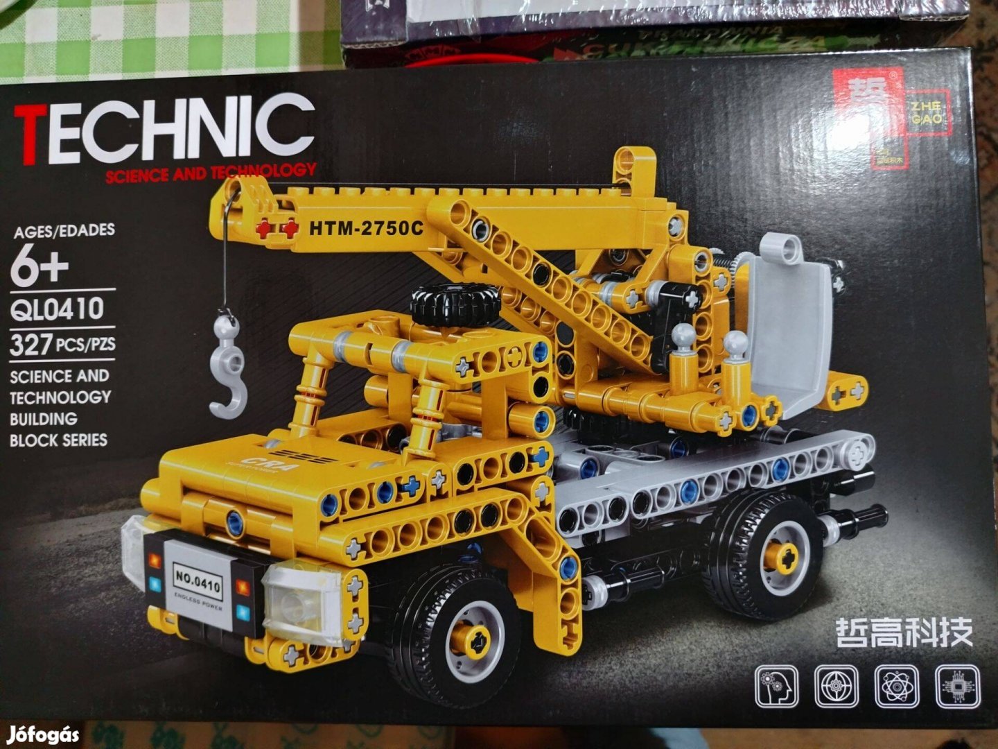 327 db-os Új LEGO Technic kompatibilis darus teherautó