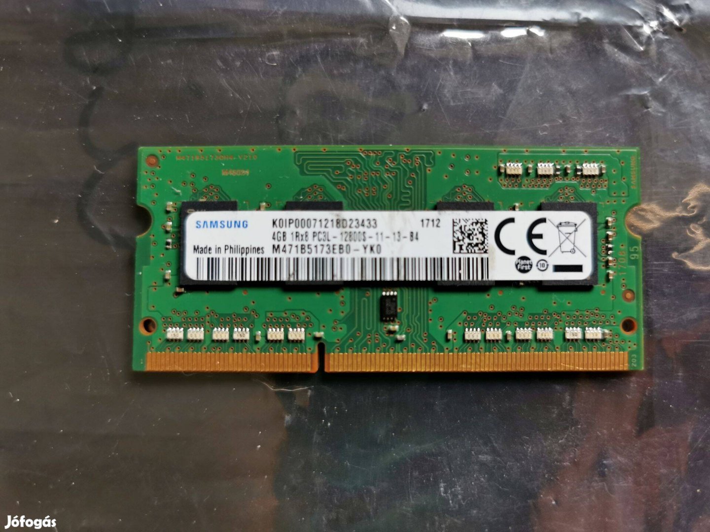 32/1 Samsung M471B5173RB0 4gb 3 hónap garancia DDR3 PC3L ram memória