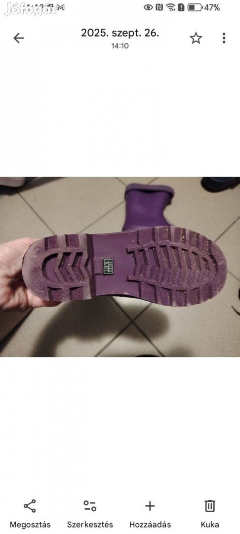 32-33-as lány gumicsízma