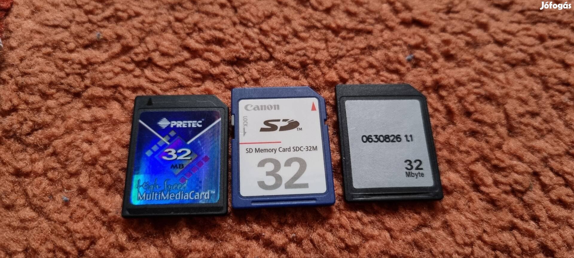 32 MB SD kártya 