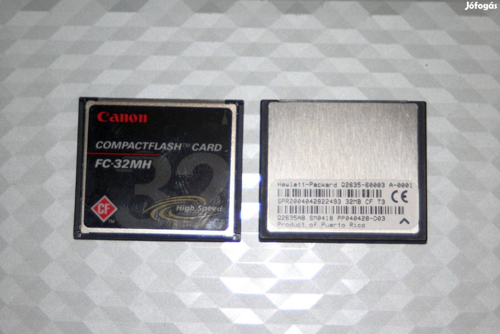 32 MB-os CF kártyák Canon és HP