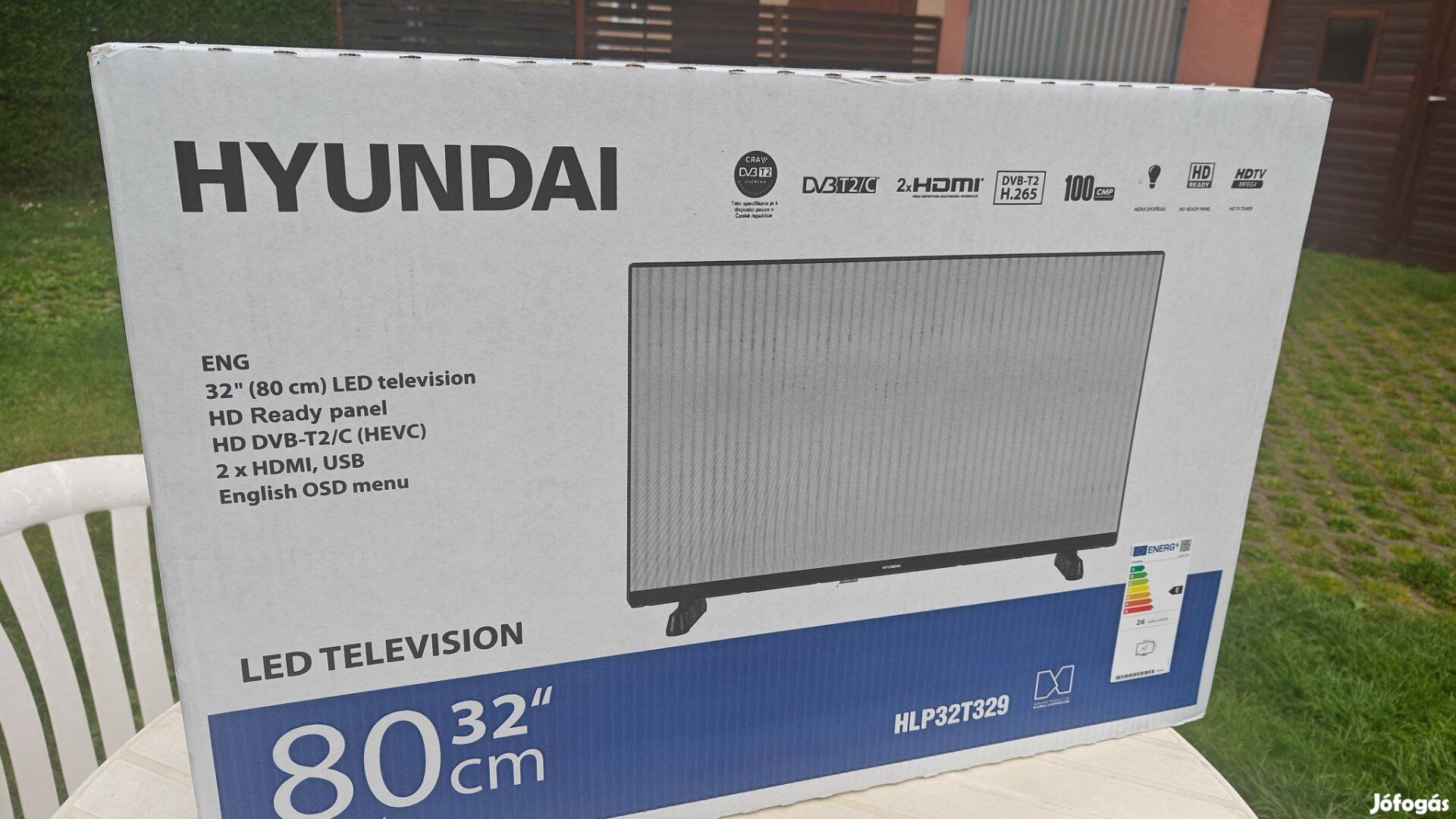 32"-es,80cm-es LED Televízió Hyundai HLP32T329 Új,bontatlan!