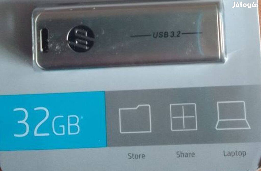32gb pendrive. HP usb flash drive , csúszkás kivitelezésű 3.2 -es