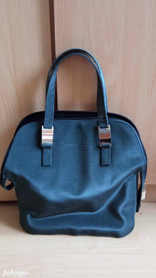 32x31 cm gyöngyvászon női kézi táska retikül 1000 Ft fekete