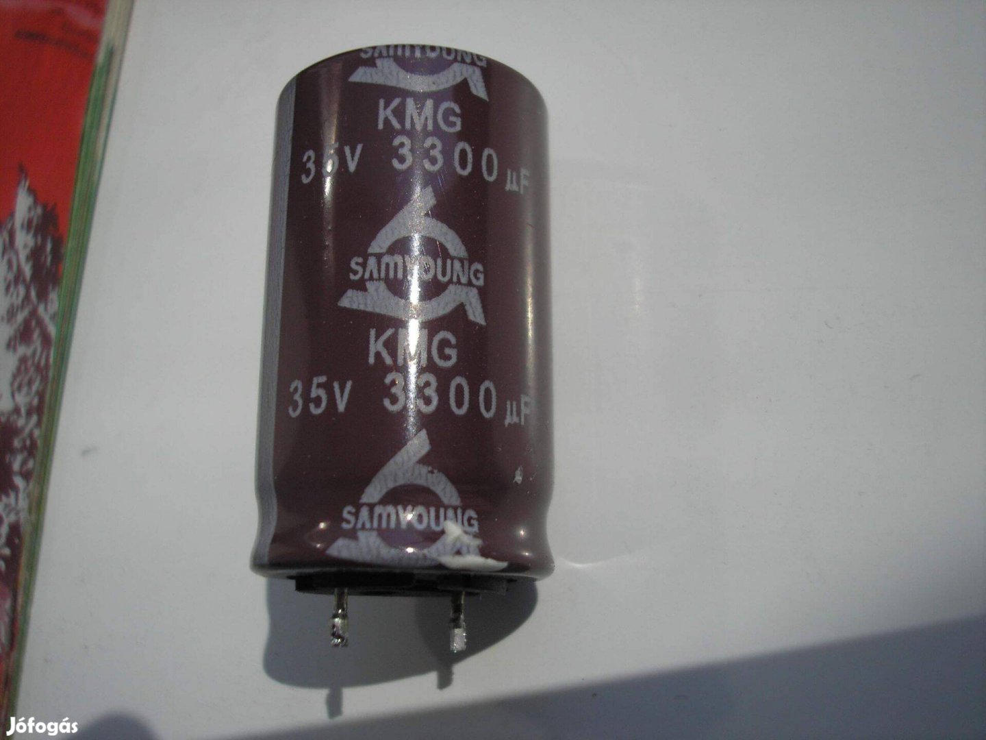 3300 uF kondenzátor , Samyoung , 35 V , bontott