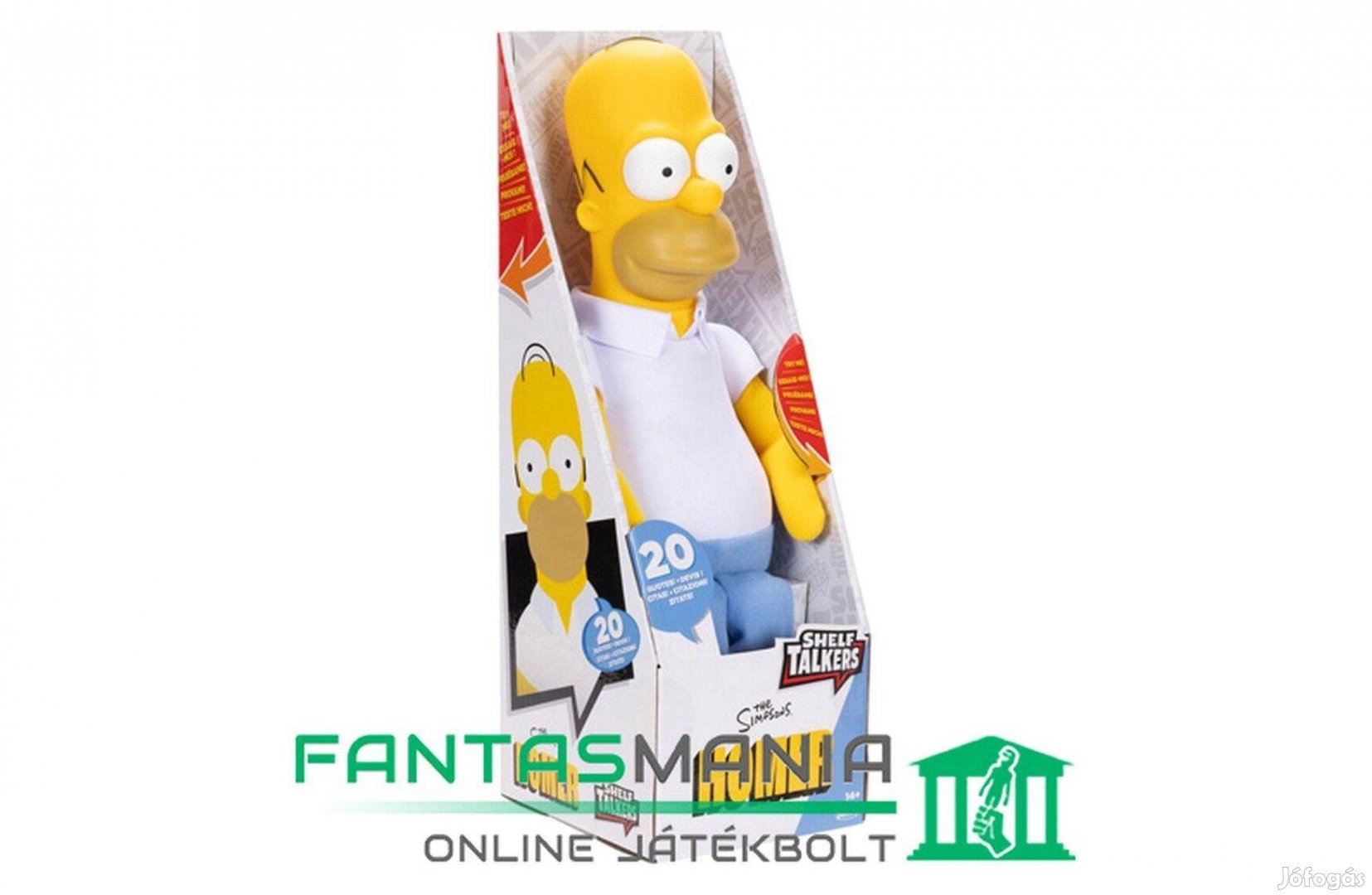 33 cm Simpsons / Simpson Család figura beszélő Homer Simpson plüss