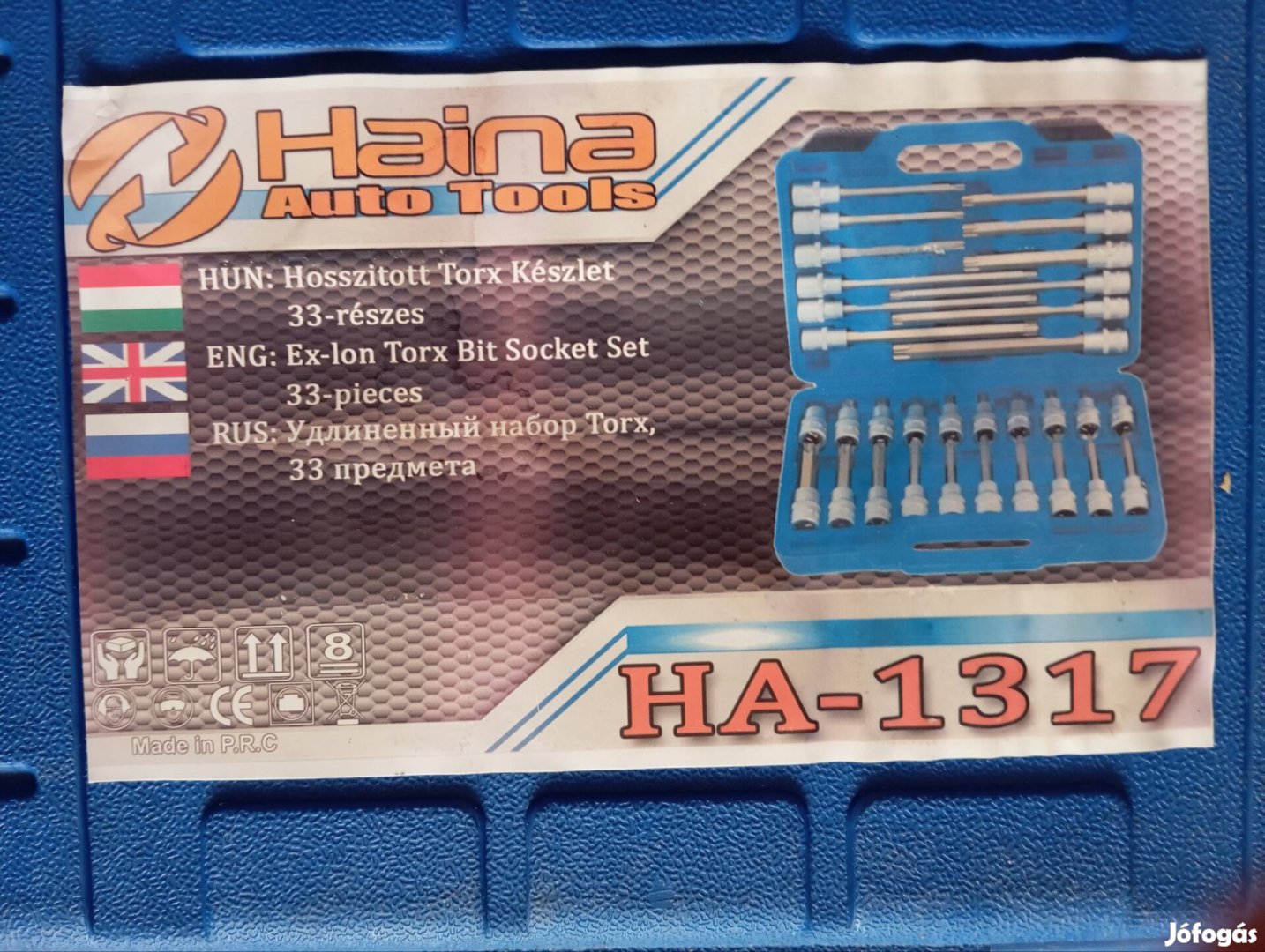 33 részes rövid hosszú torx készlet