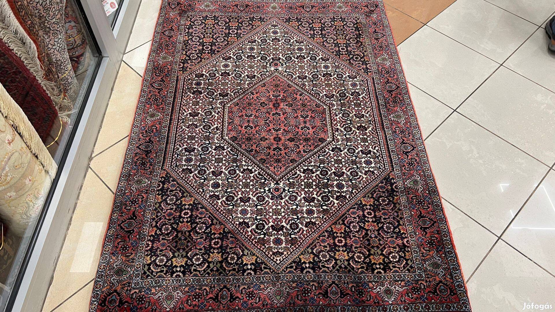 3451 Iráni VAS Bidjar kézi csomó gyapjú perzsa szőnyeg 112X158CM
