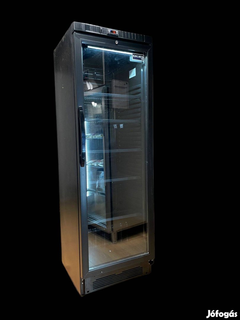 345 Literes Üvegajtós Hűtővitrin