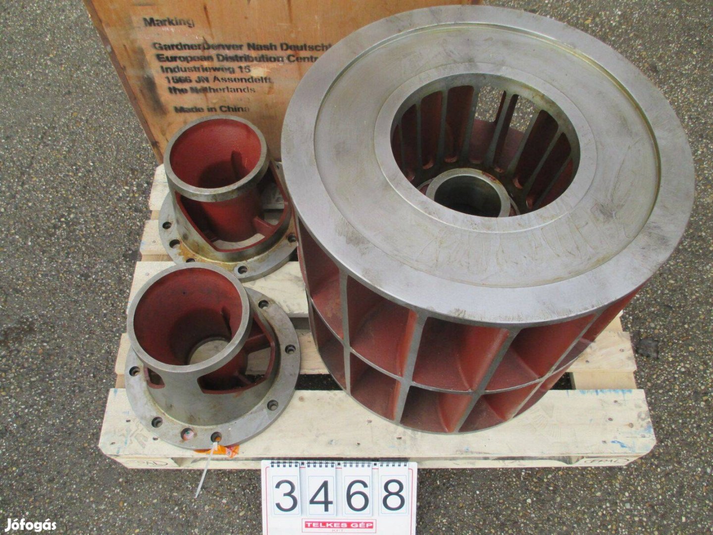 3468 - NASH CL100 Vacuum Pumpa Rotor Lapát Új !!