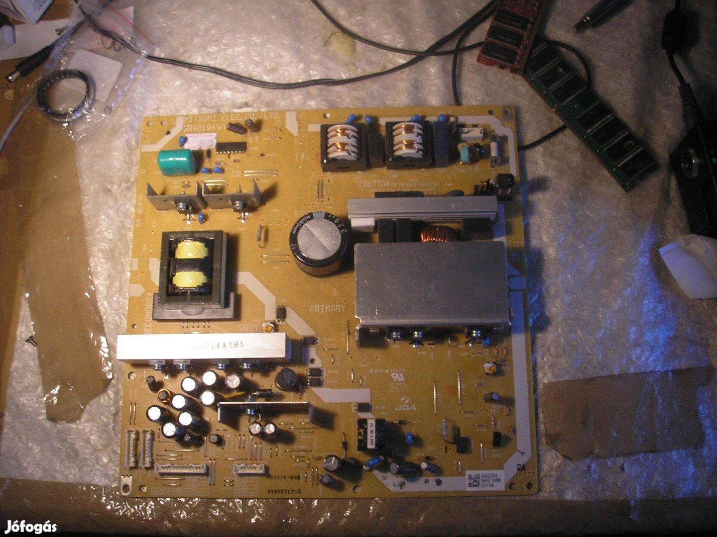 3498 sérült Toshiba tápegység SRV2194WW 42AV635D42ZV650U