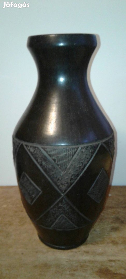 34 cm-es magas, régi váza