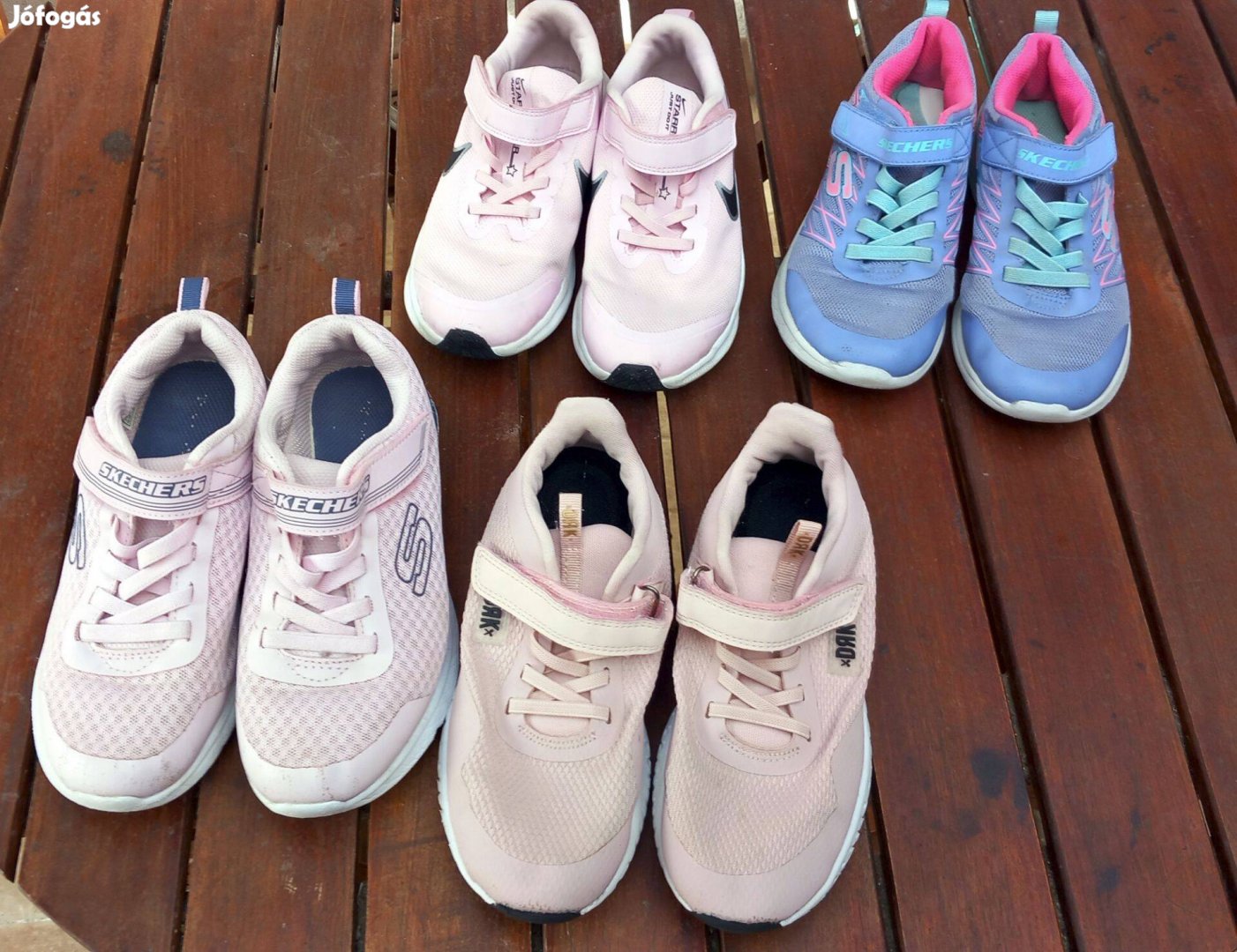 34-es lány sportcipők (DRK, Skechers, Nike) eladó (egyben 7500 Ft)