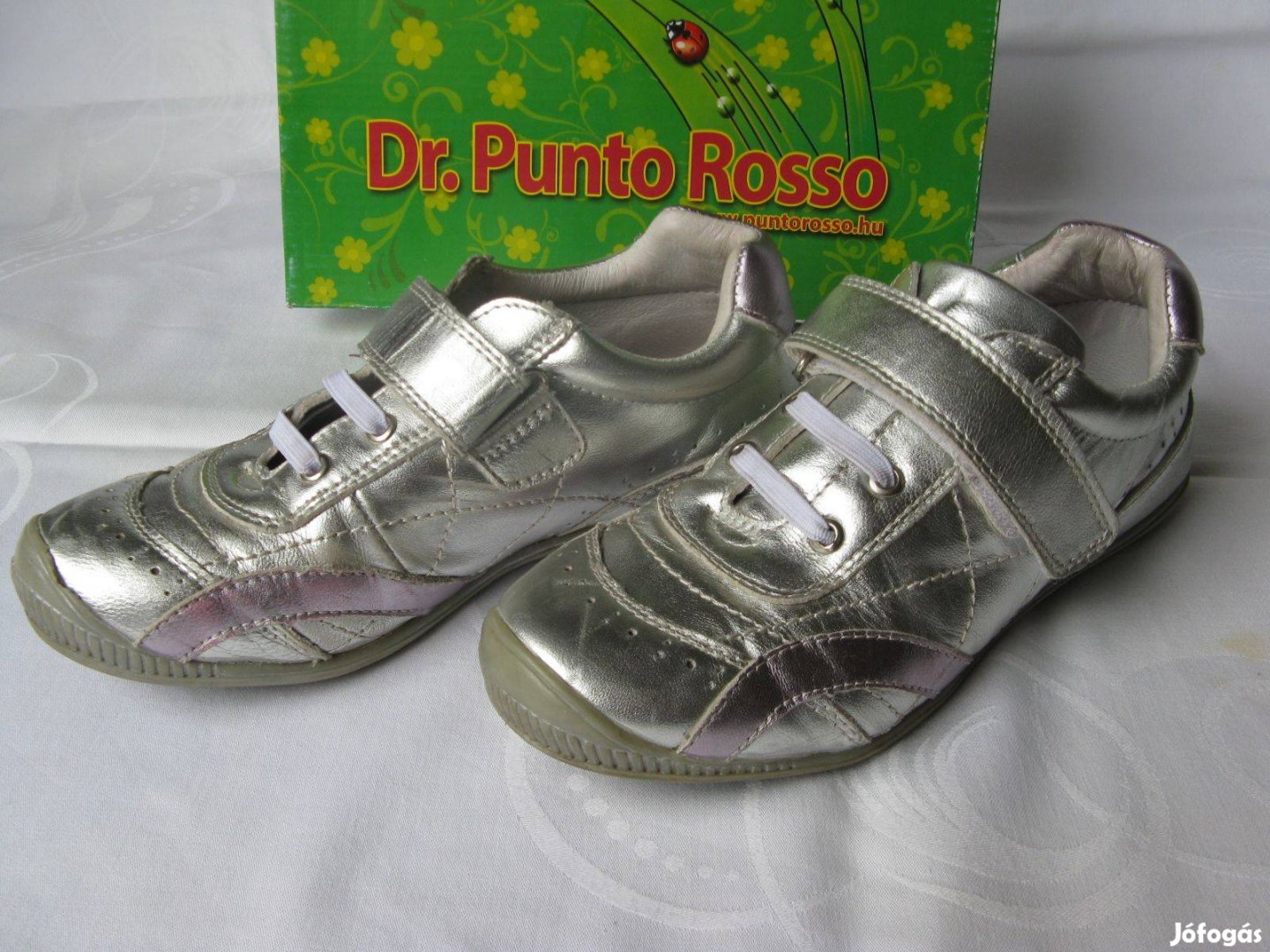 34-es szupinált Dr.Punto kívül-belül valódi bőr lányka cipő sneaker