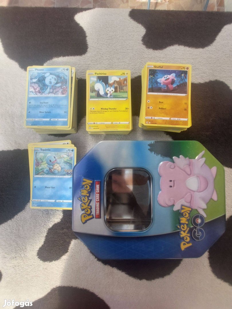 350db Pokémon kártya Fém díszdobozban