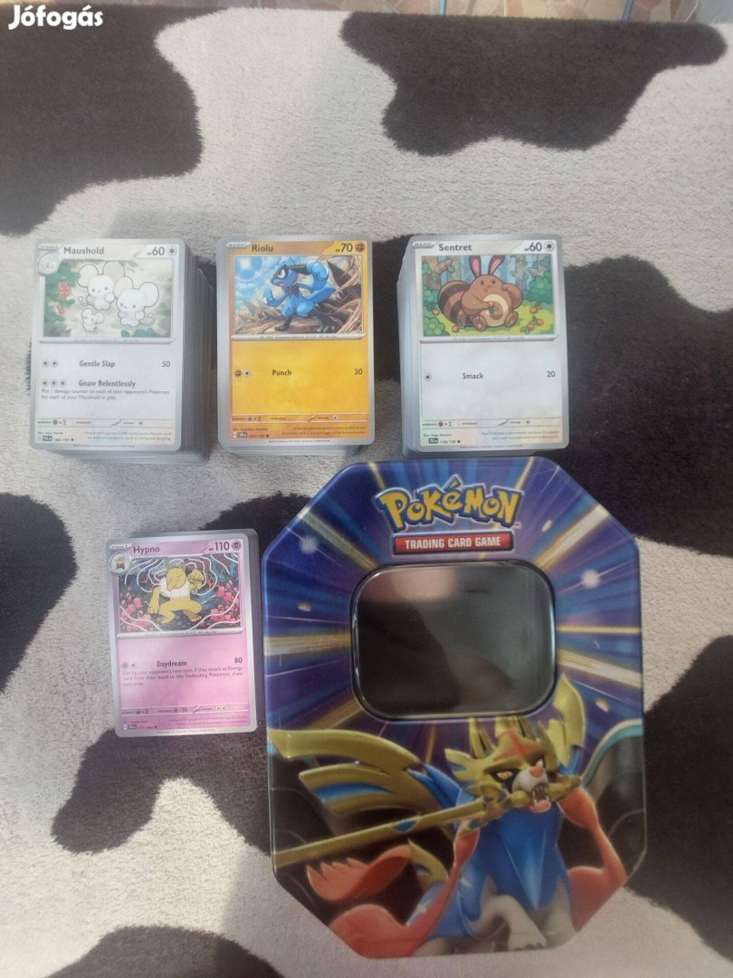 350db Pokémon kártya Fém díszdobozban