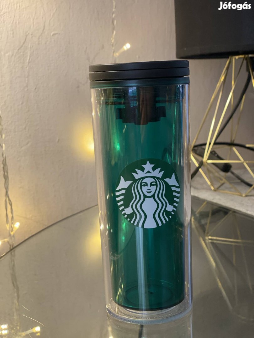 355 ml Starbucks zöld múanyag tumbler eladó