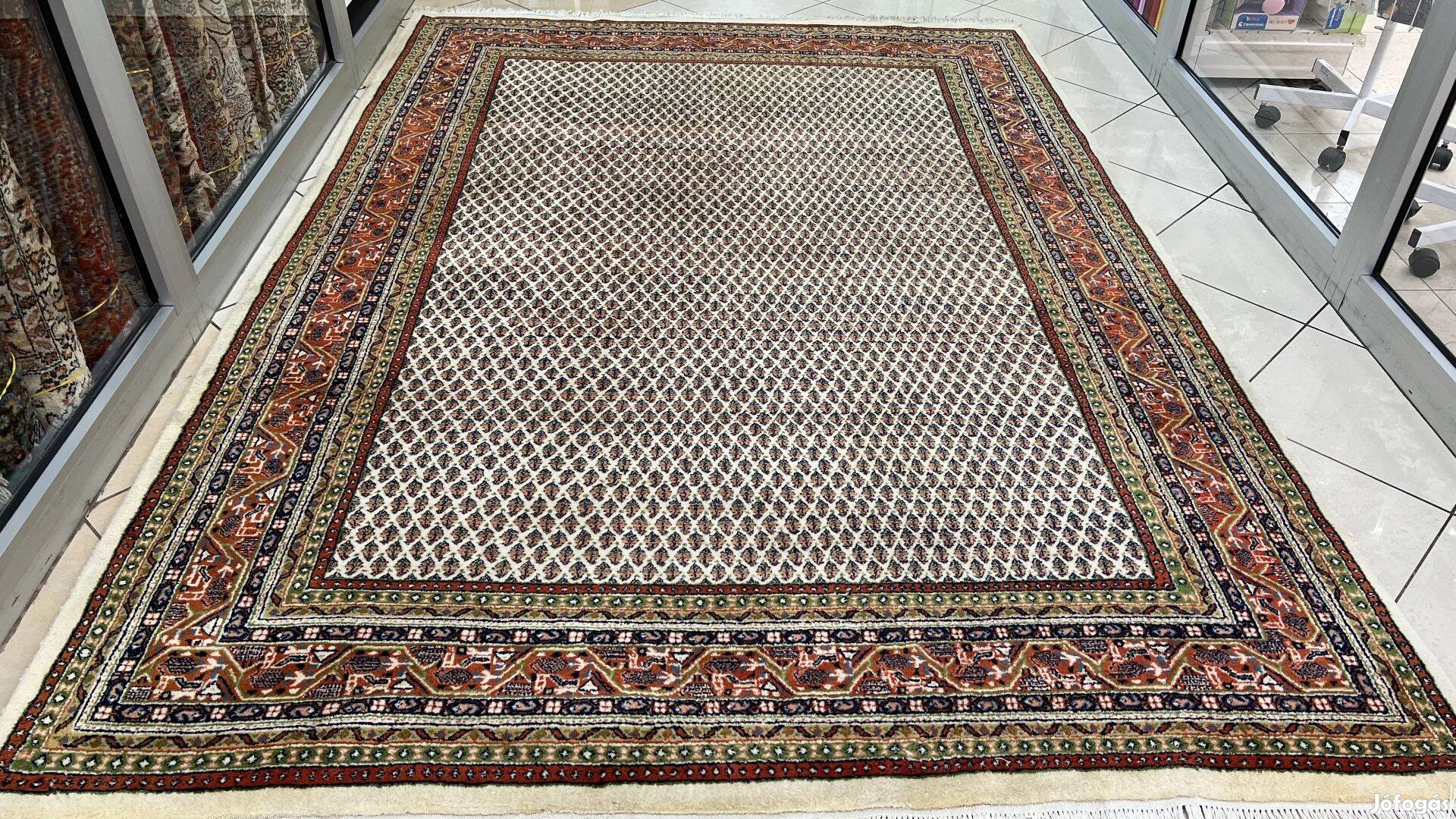 3580 Indiai Mir kézi csomó gyapjú perzsa szőnyeg 200X290CM ingyen futá